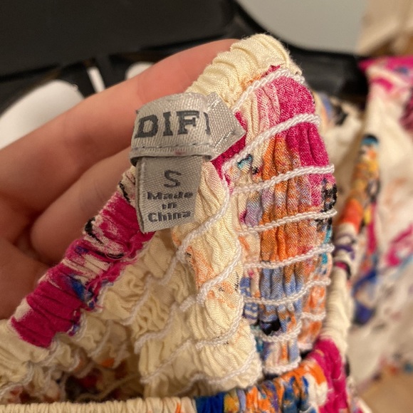 Multicolor tunic with fringe detail - Picture 5 of 5